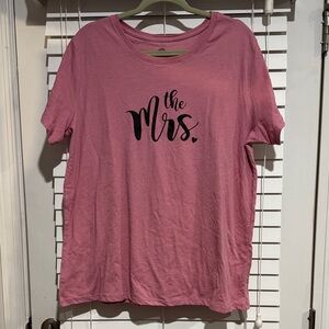 Pink Graphic Women's Top